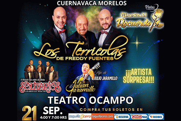 Los Terrícolas, Solitarios, Julián Jaramillo y artista invitado
